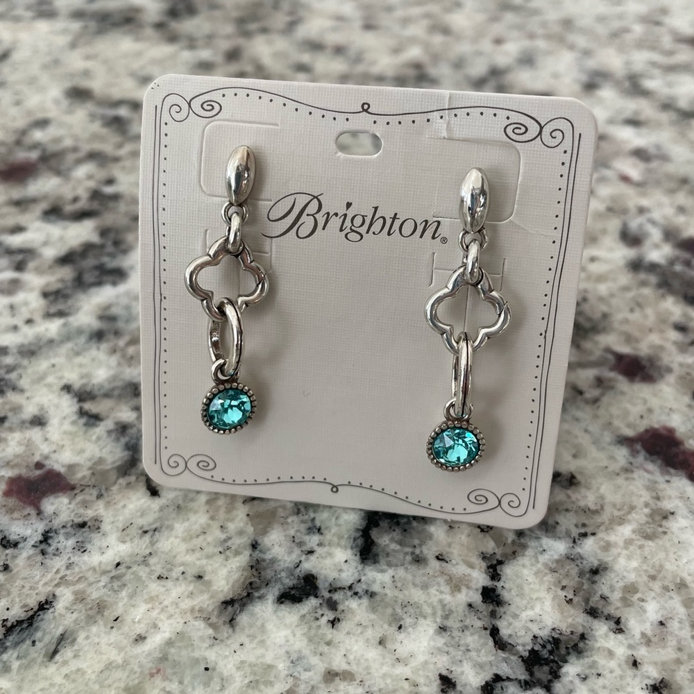 Brighton Amulet Earrings with turquoise Glitz Highlight